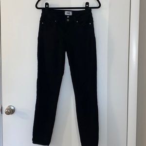 Paige Distressed Black Jeans